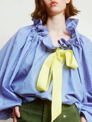 Duttini | Puffed Cotton Blouse