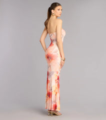 Paradise Ready Floral Maxi Dress