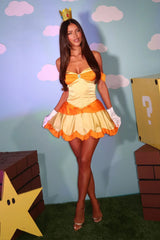 Petal Princess Dress - Yellow/Orange