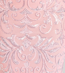 Claire Lace-Up Sequin Mermaid Dress