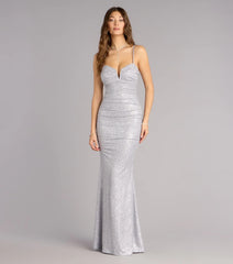 Tonya Glitter Mermaid Formal Dress
