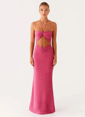 Lorenzo Maxi Dress - Raspberry
