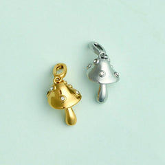 Harper Jeweled Mushroom Charm