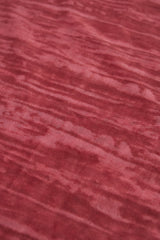 Cowl-Neck Backless Crop Top in Red Print
