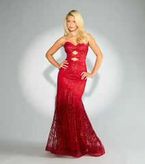 Juliet Glitter Sequin Mermaid Ball Gown