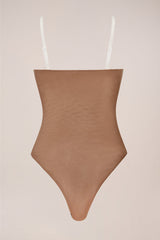 Strapless Bodysuit in Honey
