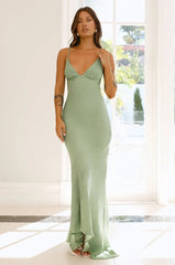 Drift Away Maxi Dress Green