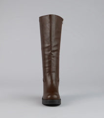 Retro Rise Knee High Platform Boots