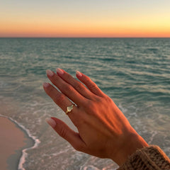 Engravable One Heart Ring