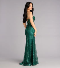 Phoebe Glitter Tulle Corset Formal Dress
