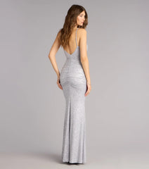 Tonya Glitter Mermaid Formal Dress