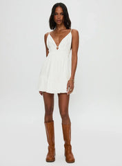 Elpida Mini Dress White