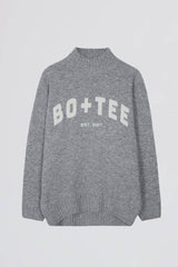 Soft Knit Oversized Jumper in Grey