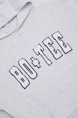 Soft Cotton Jersey Oversized Hoodie in Heather Grey
