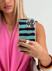 Easten Iphone Case Blue Stripe