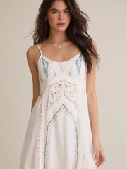Parker Embroidered Mini Dress