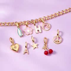 Harper Enamel Flower Charm