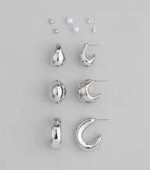 Statement Six Pack Earrings Set