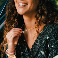 Alphabet Satellite Chain Choker
